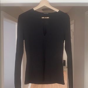 Tahari top with low cut